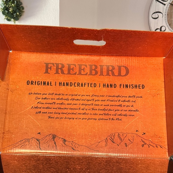 Freebird Black Leather Heeled Boots with original box and boot storage bag - Picture 9 of 10